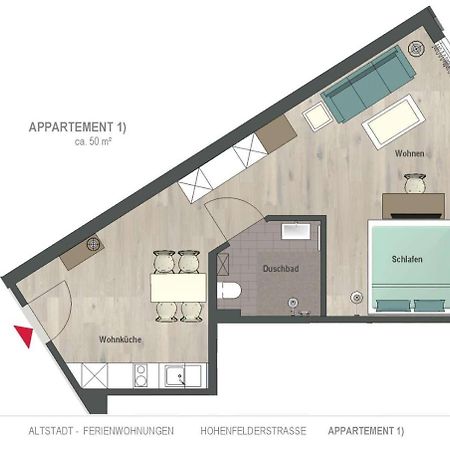 Апартаменты Cozy-Flats Koblenz Кобленц Экстерьер фото